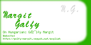 margit galfy business card